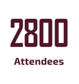 Metric - 3,000+ Attendees